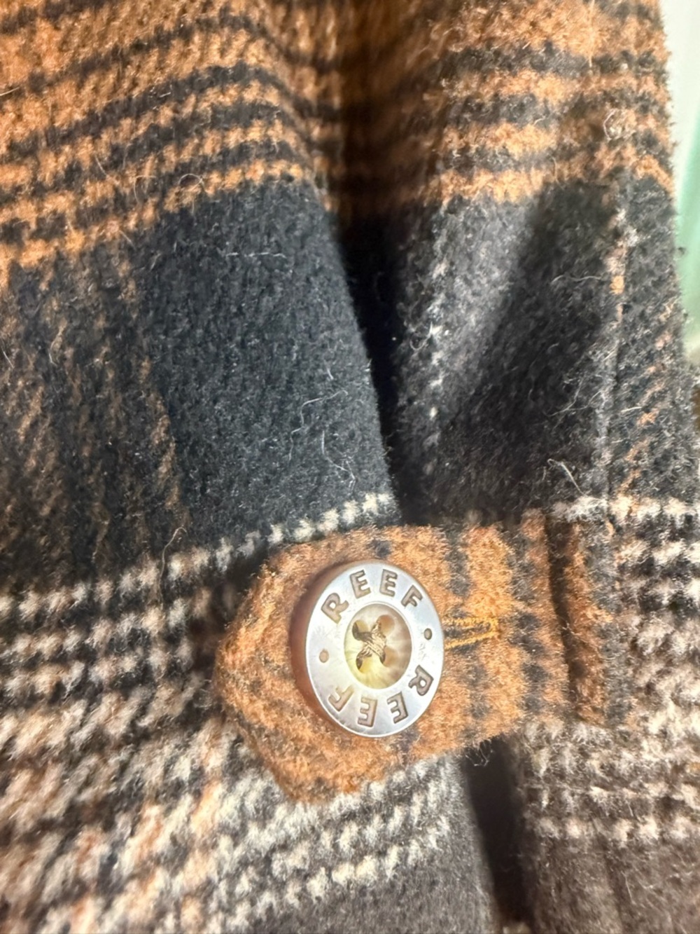 Reef Plaid Button-Up Shacket - Picture 7 of 7